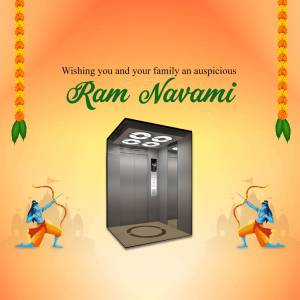 Ram Navami Elevator Promotion Flyer For Pinterest