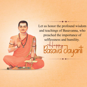 Basava Jayanti greeting image