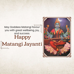 Matangi Jayanti creative image
