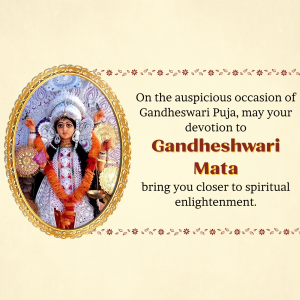 Gandheshwari Puja festival image