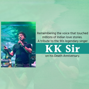 KK Death Anniversary Template