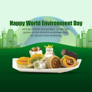 Happy World Environment Day With Sweets Artwork For Google Business Profile