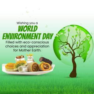 World Environment Day - Eco-Friendly Choices Creative Design For Twitter