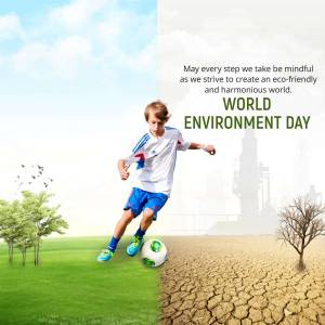World Environment Day - A Sustainable Future Post For Telegram