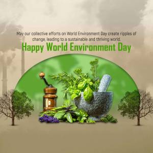 Happy World Environment Day - Sustainable Living Design For LinkedIn