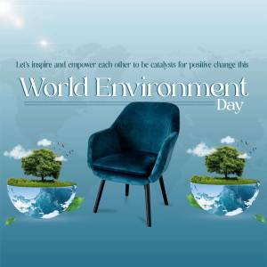 World Environment Day - Sustainable Living Social Media Post For Instagram