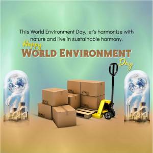 Happy World Environment Day Marketing Image For LinkedIn
