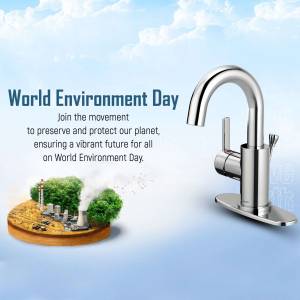 World Environment Day - Water Conservation Flyer For Telegram