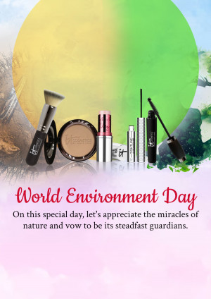 It Cosmetics products with a World Environment Day message