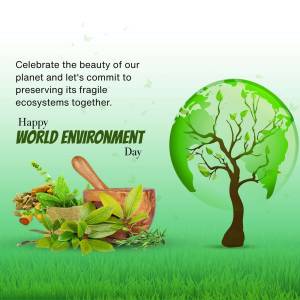 Happy World Environment Day Flyer For Google Business Profile