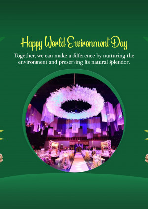 World Environment Day greeting with a nature-themed image.