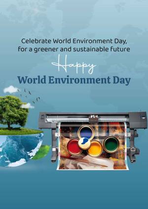 Happy World Environment Day Marketing Image For LinkedIn