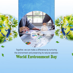 Image depicting people working on data analysis with a focus on environmental sustainability.