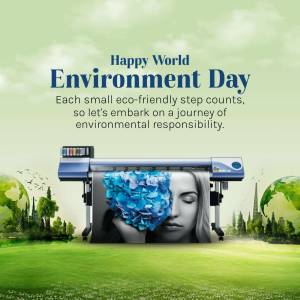Happy World Environment Day Branding Post For Twitter