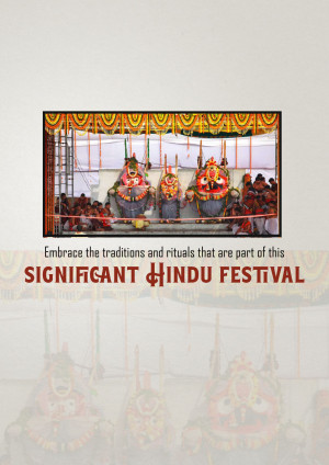 Idols of Lord Jagannath, Balabhadra, and Subhadra during Rath Yatra