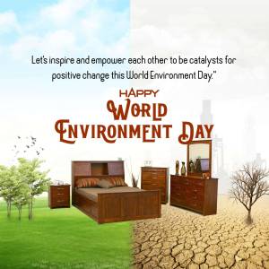 Happy World Environment Day - Sustainable Living Post For X