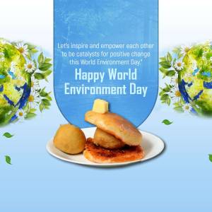 Happy World Environment Day - Food & Nature Design For Pinterest