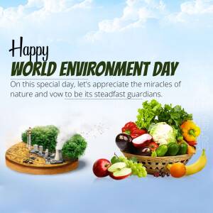 Happy World Environment Day Graphic For Twitter
