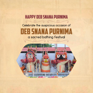 Deb Snana Purnima festival celebration image
