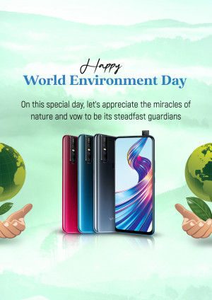 Vivo smartphones with a World Environment Day theme