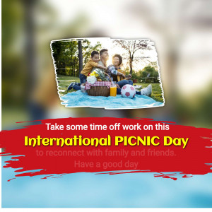 Family enjoying a picnic in the park on International Picnic Day