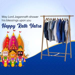 Happy Rath Yatra Greetings Business Poster For Pinterest