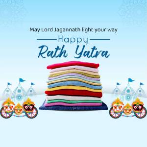 Happy Rath Yatra Greetings Advertisement For X