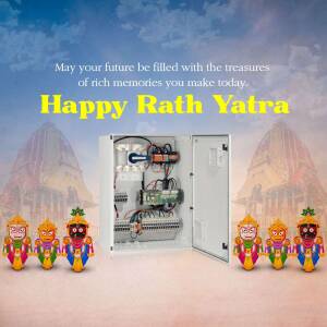 Happy Rath Yatra Greetings Artwork For Instagram