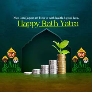Happy Rath Yatra Greetings Branding Post For Pinterest