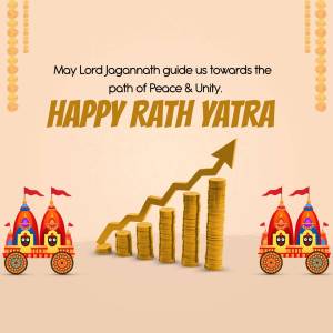 Happy Rath Yatra - Prosperity And Peace Social Media Post For LinkedIn