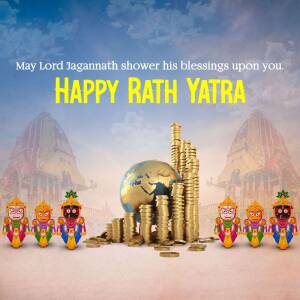 Happy Rath Yatra Greetings Image For Twitter