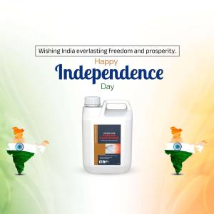 Happy Independence Day - Plasticizer Product Artwork For Facebook