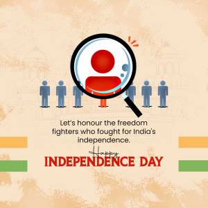 Independence Day - Honoring Freedom Fighters Banner For LinkedIn