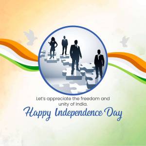 Happy Independence Day India Promotional Banner For WhatsApp