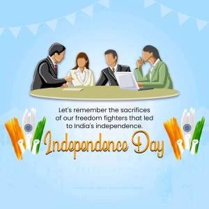 Independence Day - Team Collaboration Social Media Post For Threads