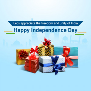 Independence Day gifts with Indian monuments in the background