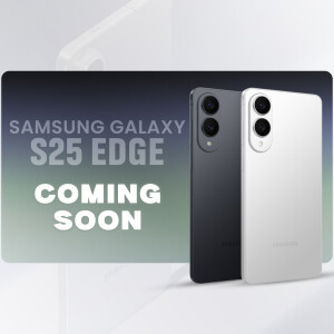 Samsung Galaxy S25 Edge smartphone advertisement
