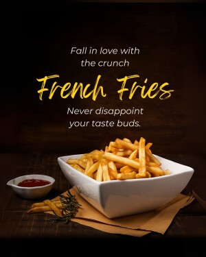 Close-up of a bowl of golden French fries with ketchup