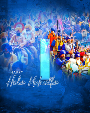 Image depicting Sikh warriors and celebrations for Hola Mohalla