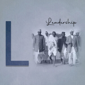 Image depicting the concept of leadership with historical figures.