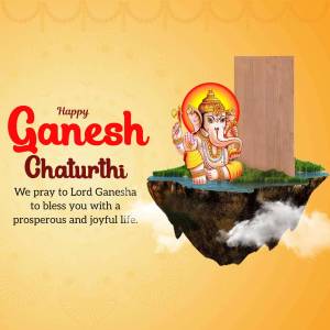 Happy Ganesh Chaturthi Social Media Post For Instagram