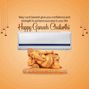Happy Ganesh Chaturthi - AC Offer Marketing Image For Telegram
