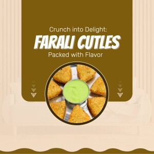 Image of Farali Cutles with green chutney