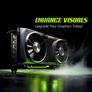 Nvidia Ad Banner NVIDIA Graphics Card - Enhance Visuals Promotional Banner For Instagram