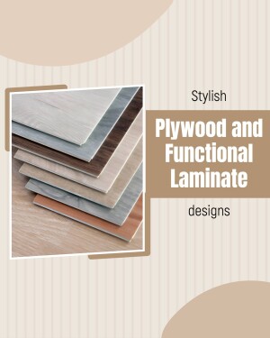 Stylish Plywood And Laminate Designs Social Media Post For Threads