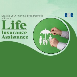 Image depicting hands protecting a family with an umbrella, representing life insurance.