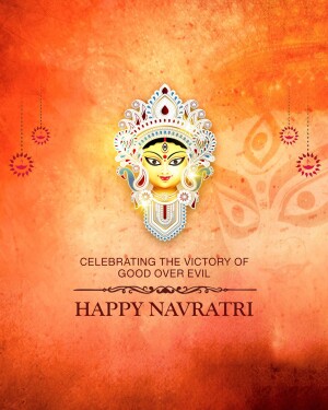 Image of Goddess Durga for Navratri celebrations