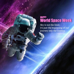 World Space Week - UK illustration