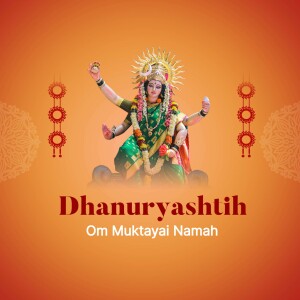 Image of Goddess Durga during Dhanuryashtih festival