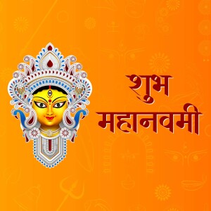 Image of Goddess Durga for Mahnavami festival